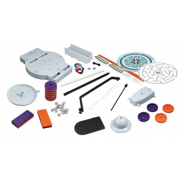 Mini vetenskapslaboratorium Magneter - BUKI - Blå - Plast / Metall - Från 8 år Violett