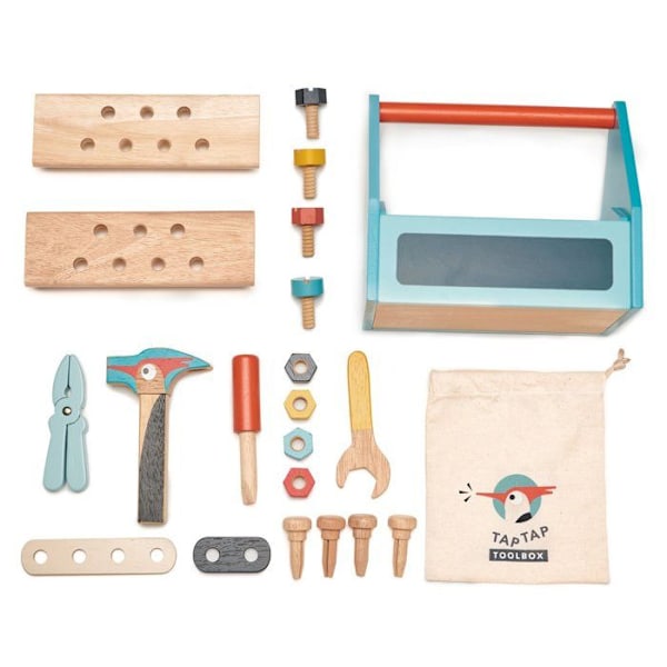 Tender Leaf Toys - Tap Tap Toolbox - DAM Blå