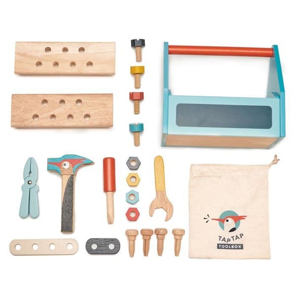 Tender Leaf Toys - Tap Tap Værktøjskasse - DAM Blå