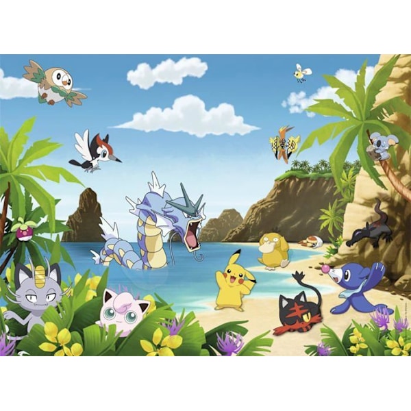 200 bitars XXL-pussel - Ravensburger - Fånga dem alla! - Pokémon - Tecknade serier och serier - 2 års garanti