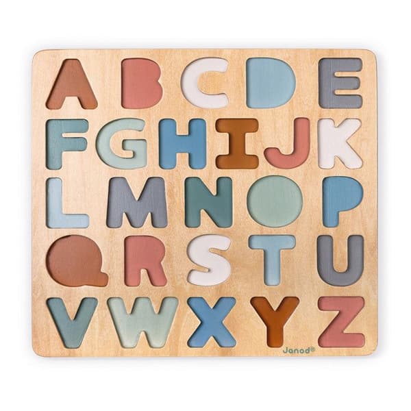 Puzzle Alphabet Søde Kokon Flerfärgad