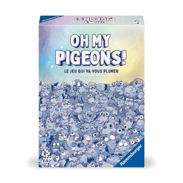Ravensburgerin tunnelmapeli Oh My Pigeons Sininen