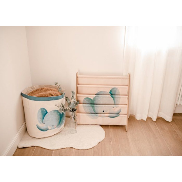 Sassi Junior - Chewy the Elephant Bookshelf Blå