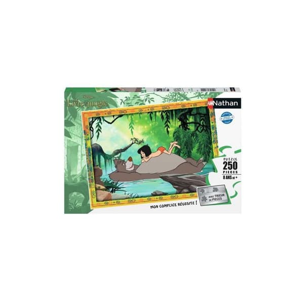 Pussel Djungelboken 250 bitar - RAVENSBURGER - Grön - 250 bitar - Från 8 år