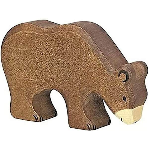 HOLZTIGER - 80184 - FIGUURI - HUSKUNINGAS, SYÖMÄSSÄ Brunt och beige
