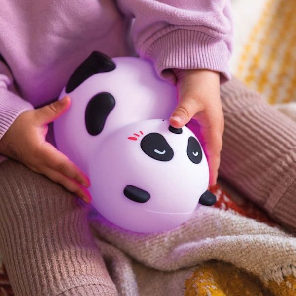 Ljuslykta med fjärrkontroll Panda Flerfärgad