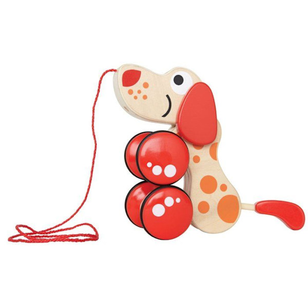 Kävelevä pentu - Hape - Pentu - Punainen - Beige - Ulkona Röd