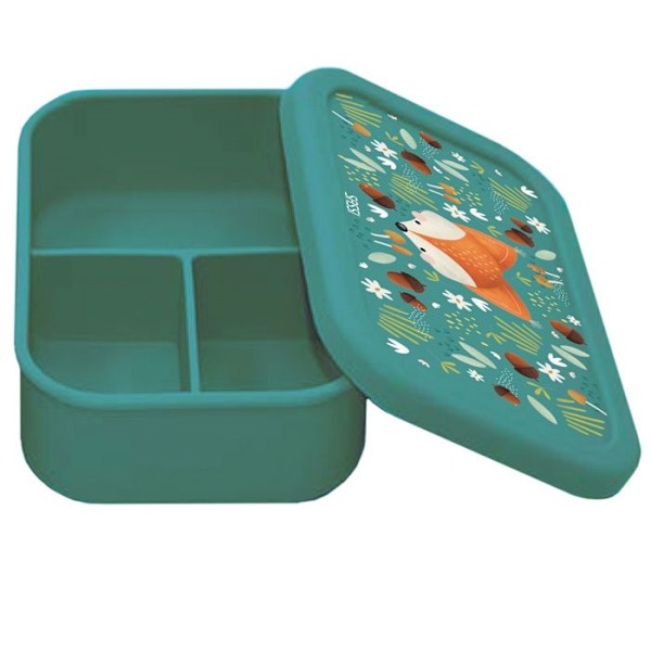Sassi Junior - Silicone eväsrasia Crunchy kettu Grön