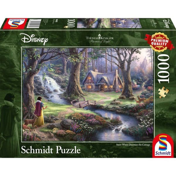 Pussel 1000 bitar - SCHMIDT SPIELE - Thomas Kinkade Studios - Disney - Snövit - 1000 bitar Flerfärgad