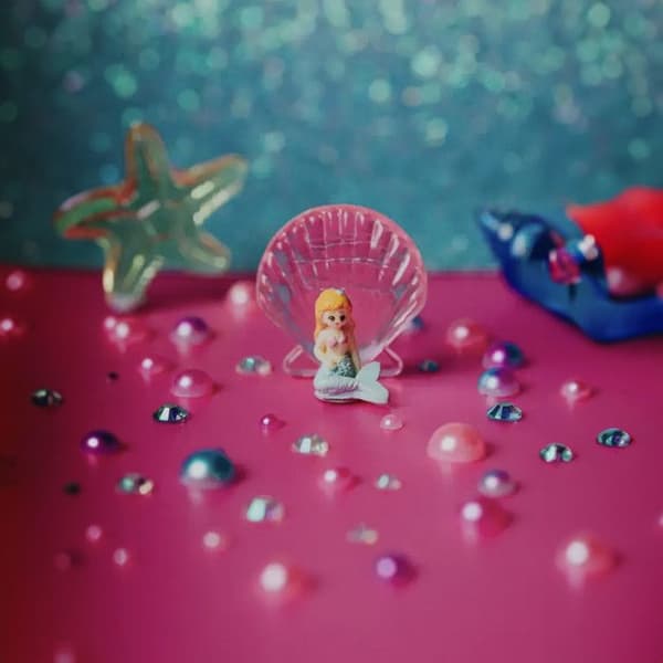 Petit Boum | Sensorisk flaska Move Havets Gnista - Rosa - 14 x 4 cm Ros