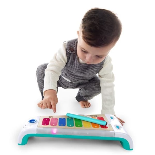 Hape - Baby Einstein taktil och elektronisk trämusikalisk uppvaknande leksak - Xylofon magisk touch