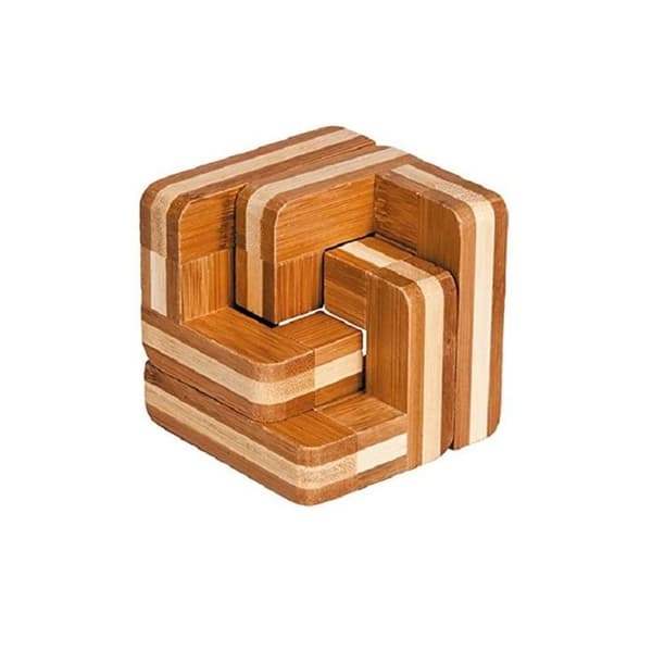 Fridolin - Bamboopuslespil Trappe Beige