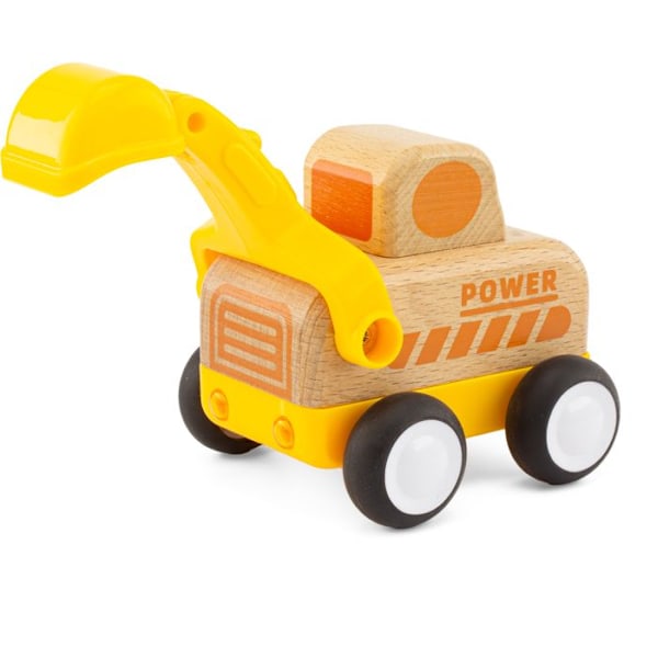 Miniatuuri ajoneuvo - Ulysse - Routoudou - Mini kaivuri - 16 cm - Äänitehosteet ja valotehosteet Gul