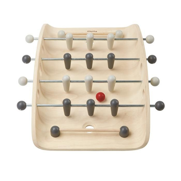 Puinen baby-foot PLAN TOYS - Ensimmäinen babyfootini - Mitat 45x37.6x10 cm Flerfärgad