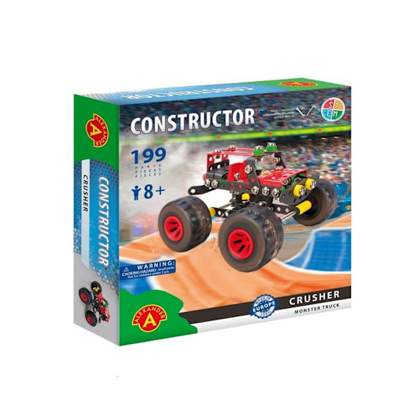 Alexander Toys - Constructor Crusher - Monster Truck Röd