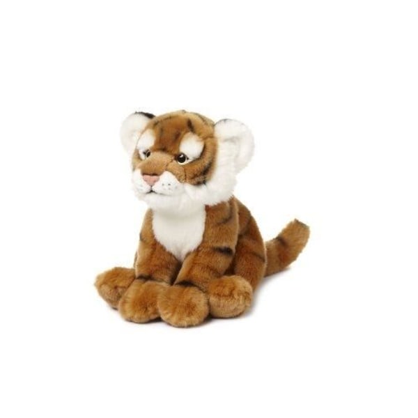 WWF Wild Tiger Plyschleksak 23 cm - WWF Brand - För bebisar från 3 år - Inredning - Brun kastanj