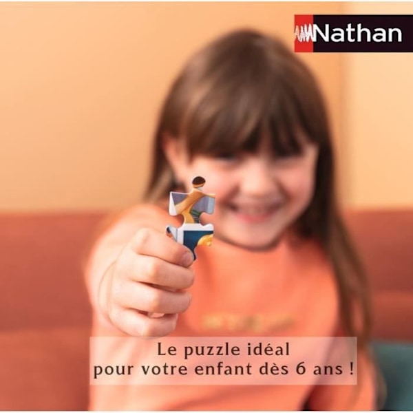 Nathan - 250 palan palapeli - Naruto ninjakoulussa Flerfärgad
