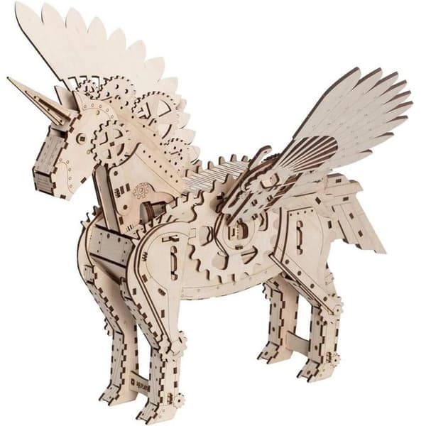 Mr. PlayWood Unicorn Model Kit Træ 156 dele