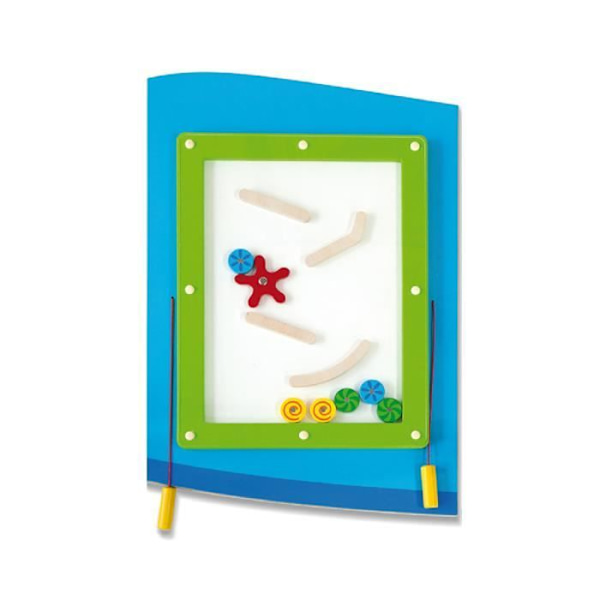 Viga Toys junior plan väggspel 180 cm blått trä 5 st Blå