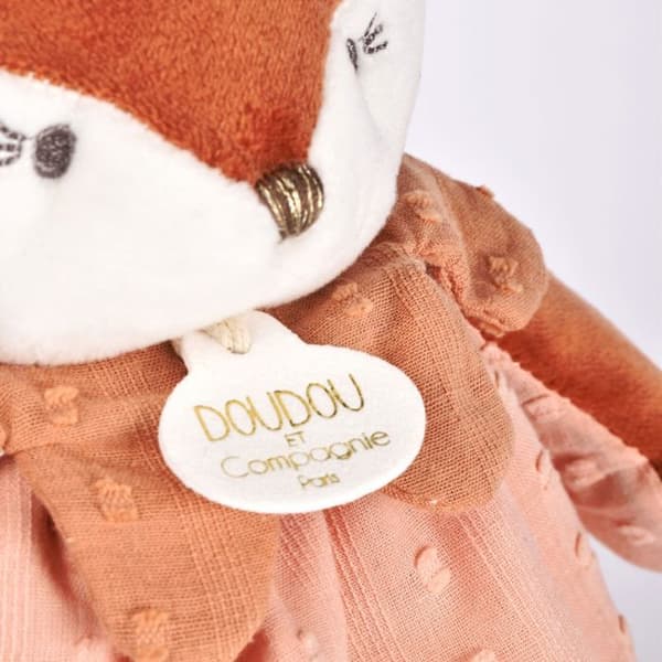 Doudou ja Yhtiö - Doudou litteä Kettu Mina 29 cm Ros