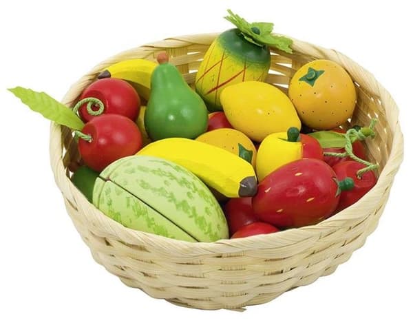 Frugtkurv - GOKI - Til pige fra 3 år - Diameter 21 cm