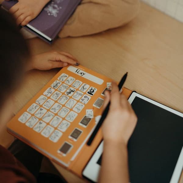 KIDYWOLF KIDYDRAW Mini Ritplatta - Djurtema - Utbildande - Från 4 år Apelsin