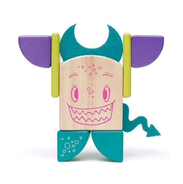 Tegu - Sticky Monsters Pip Blå