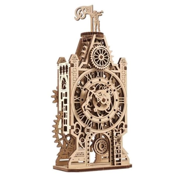 Trämodell - UGEARS - Gammalt klocktorn - 44 delar - Limfri montering