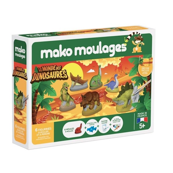 MAKO MUOVA DINOSAURIEN MAAILMA 6 MUOTOA