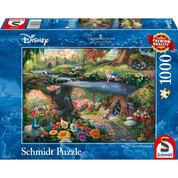 Pussel - SCHMIDT SPIELE - Disney, Alice i Underlandet - 1000 bitar