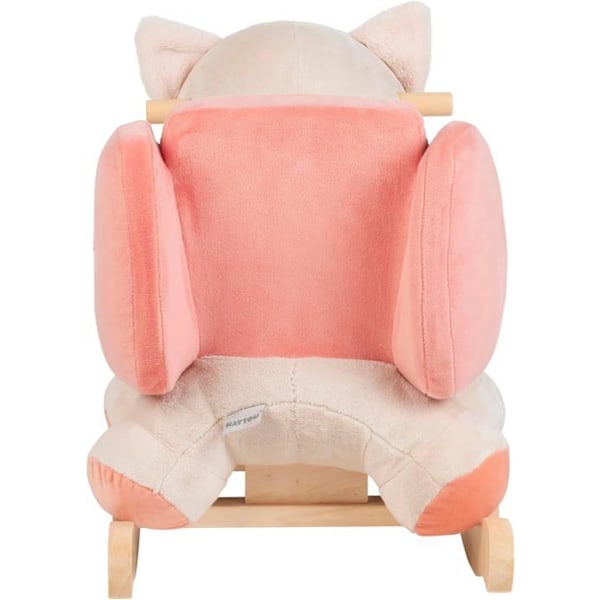 Beige Lana cat rocker - NATTOU - För barn från 12 månader till 3 år - 3-punktsbälte Beige