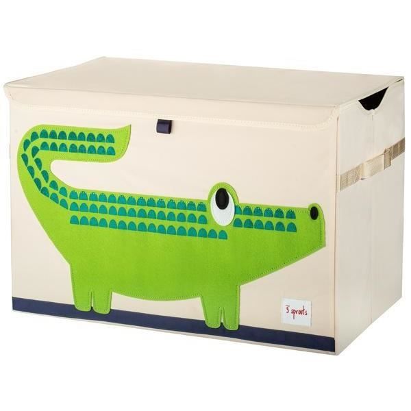 Leksakslåda - 3 SPROTTAR - Krokodil - Beige - Flerfärgad - Barn
