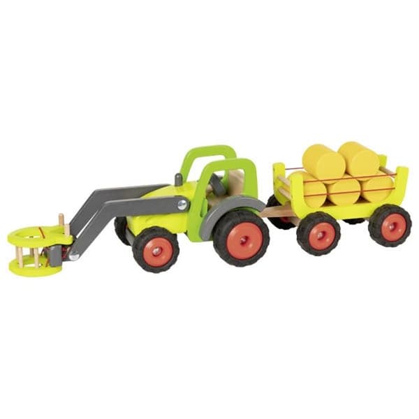 Goki - Traktor med høvogn - GOLLNEST & KIESEL Grön