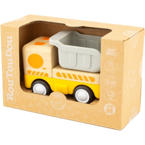 Pienoisajoneuvo - Ulysse - Routoudou - Mini kippiauto - 11 cm - Soundit ja valot Gul