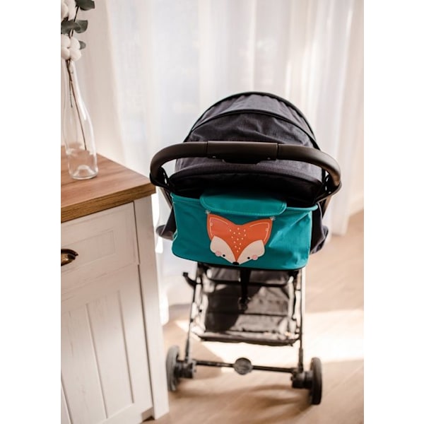 Sassi Junior - Sac organiser för barnvagn Sparkly enhörning Lila