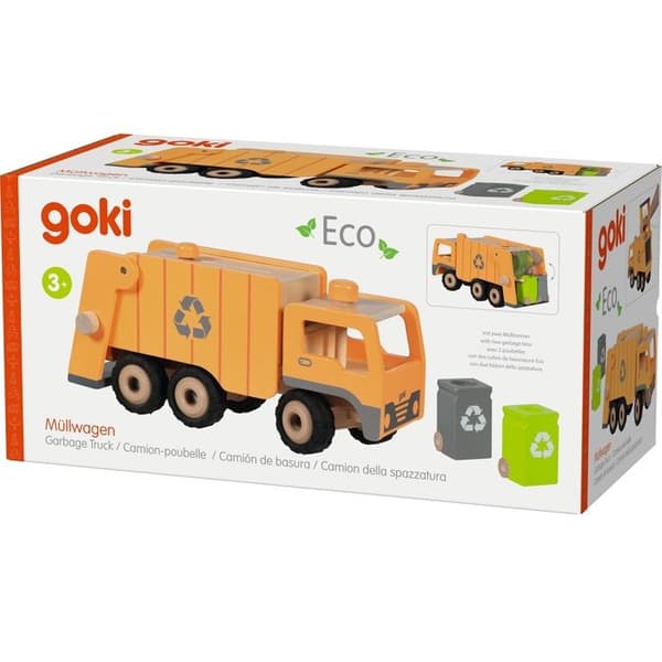 Sopbil ECO med 2 kärl Apelsin