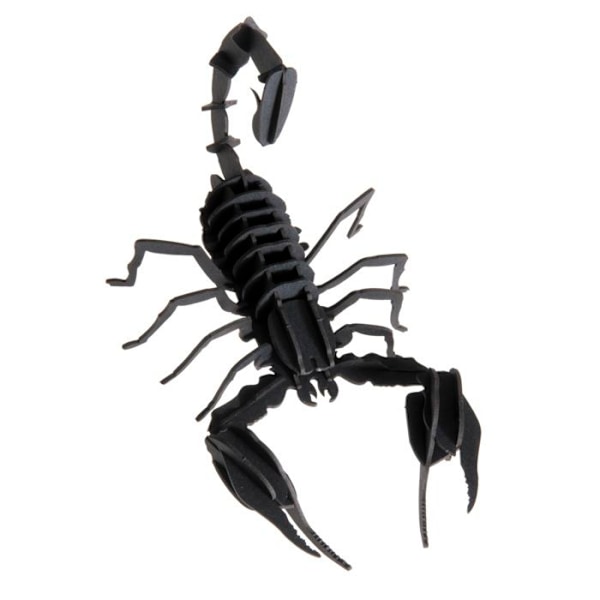 Fridolin - 3D-paperimalle Skorpioni Svart