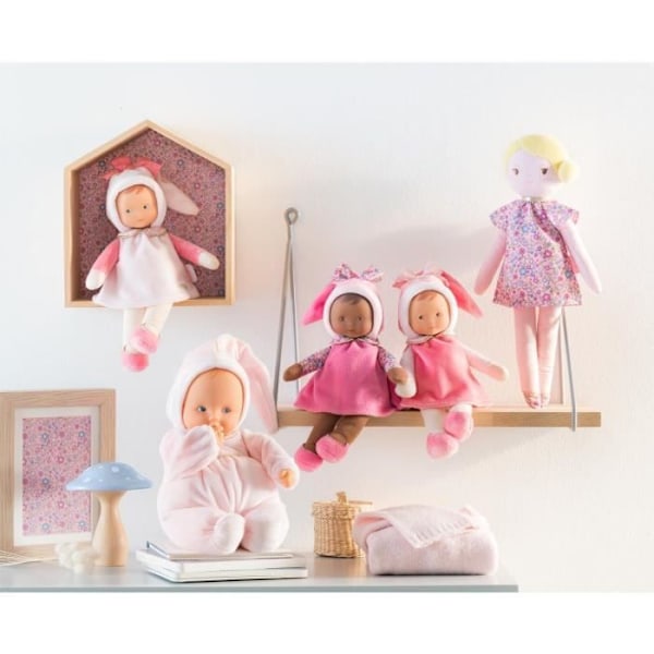 Mon Doudou COROLLE - Babipouce Unelmien Maa - 28 cm - vaniljan tuoksu - heti syntymästä alkaen