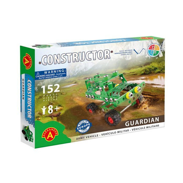 Alexander Toys - Constructor Guardian - Militärfordon Grön