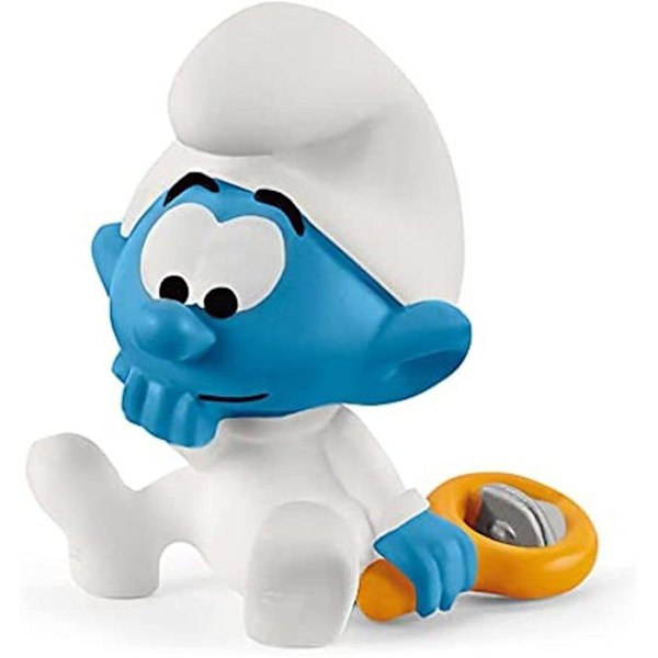 Figurin - SCHLEICH - Babysmurf - Blandad - 3 år gammal - SMURFS™ Flerfärgad