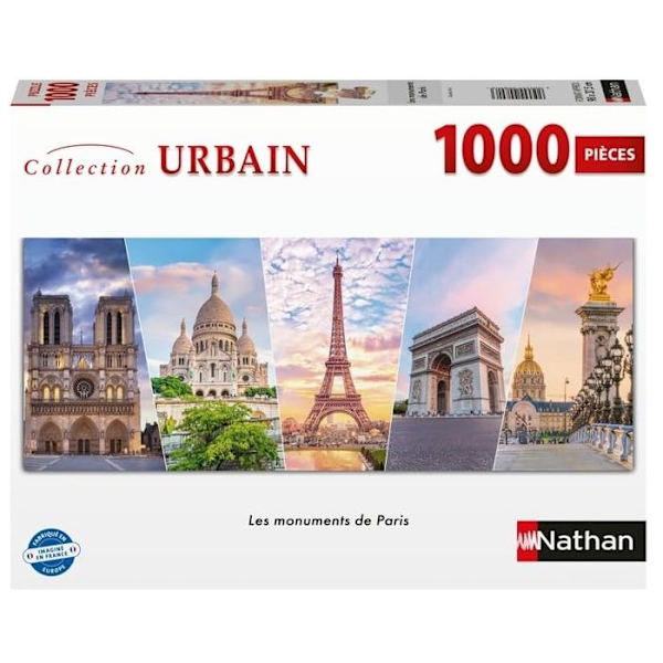 Nathan - Palapeli Pariisin nähtävyydet 1000 palaa - RAVENSBURGER