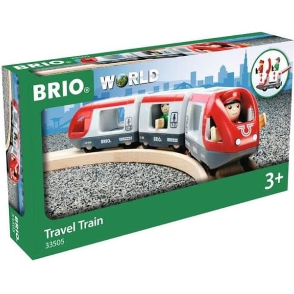 BRIO Passagertog - Træbane - Ravensburger - Blandet fra 3 år Blå