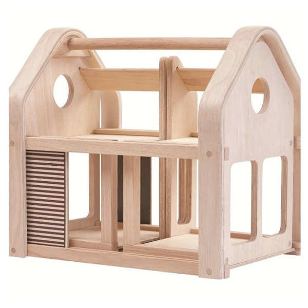 Modulaarinen talo 3 lohkoa - PLAN TOYS - Lapsille - Beige - Alkaen 4-vuotiaasta Beige
