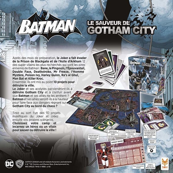 Batman Tunnelma-peli - TOPI GAMES - 2 pelaajaa tai enemmän - Suositusikä 7 vuotta ja yli - Sisätiloihin Svart