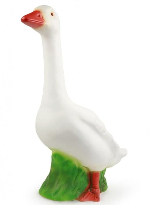 STOR GÅS - Bordlampe / LED Natlampe Gås H60cm Vit