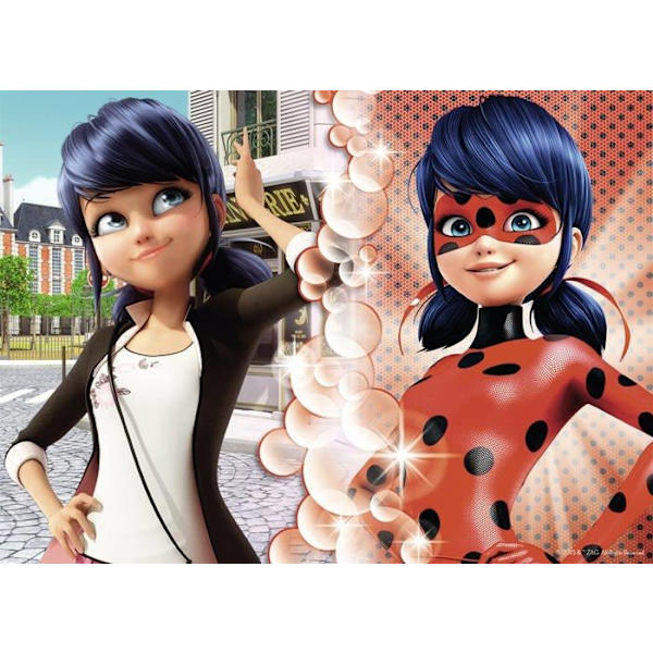 "45 palan palapeli: Marinette vs Lady Bug, Miraculous"