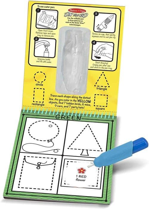 Melissa & Doug - Water Wow! Farver og Former Orange