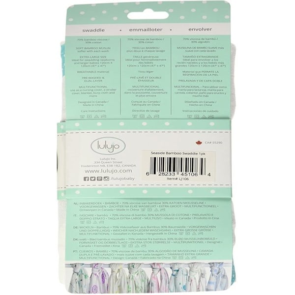 Lulujo - Pitkä ja bambu - Meri - ELEMENTIT KIDSille Vit