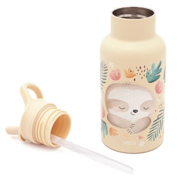 Isolerad flaska - Sassi Junior - Gnawy den lata - 350 ml - Rostfritt stål - Flerfärgad Flerfärgad