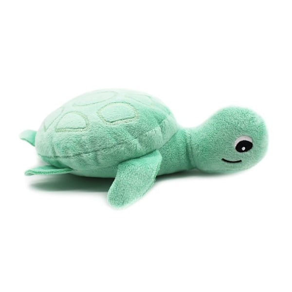 Pehmolelu - Les Déglingos - Sauvenou - Iso kilpikonna - Vauva mukana - 50 cm - Mintunvihreä Grön